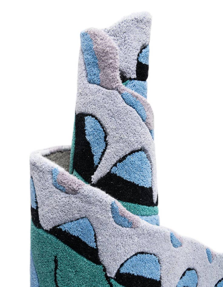 Detail image of  5' 1 x 5' 1 Playtime Kids Wool Freeform Rug