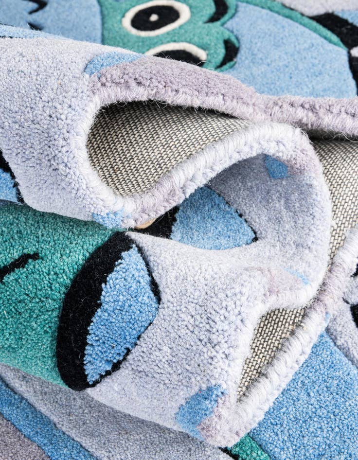 Detail image of  5' 1 x 5' 1 Playtime Kids Wool Freeform Rug