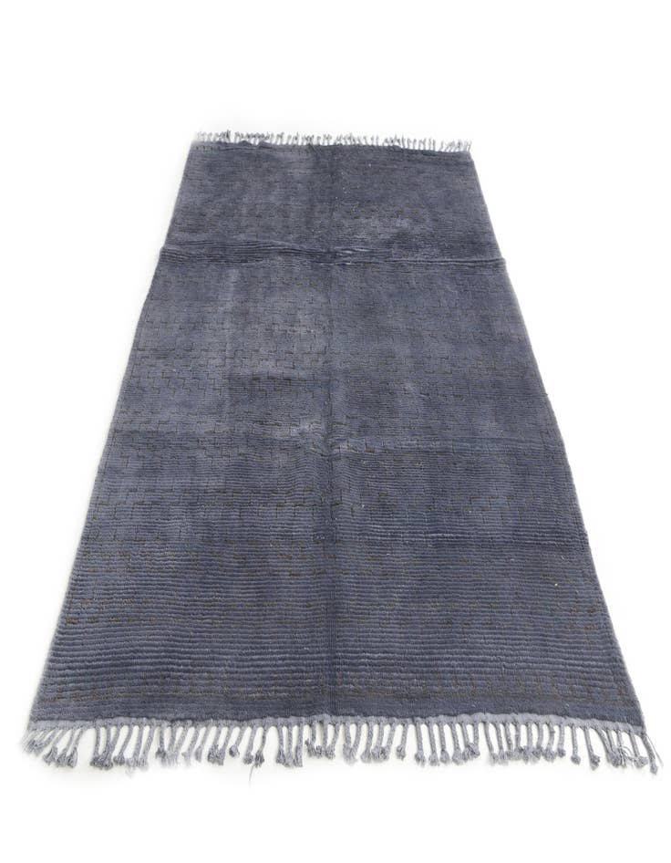 Detail image of  5' 5 x 7' 9  Hand Knotted Moroccan Wool Rug