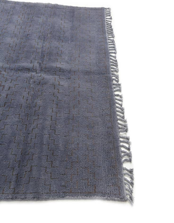 Detail image of  5' 5 x 7' 9  Hand Knotted Moroccan Wool Rug