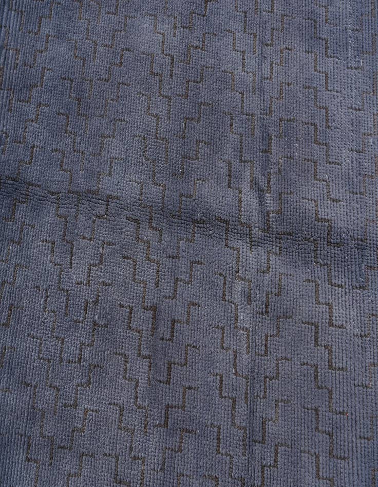 Detail image of  5' 5 x 7' 9  Hand Knotted Moroccan Wool Rug