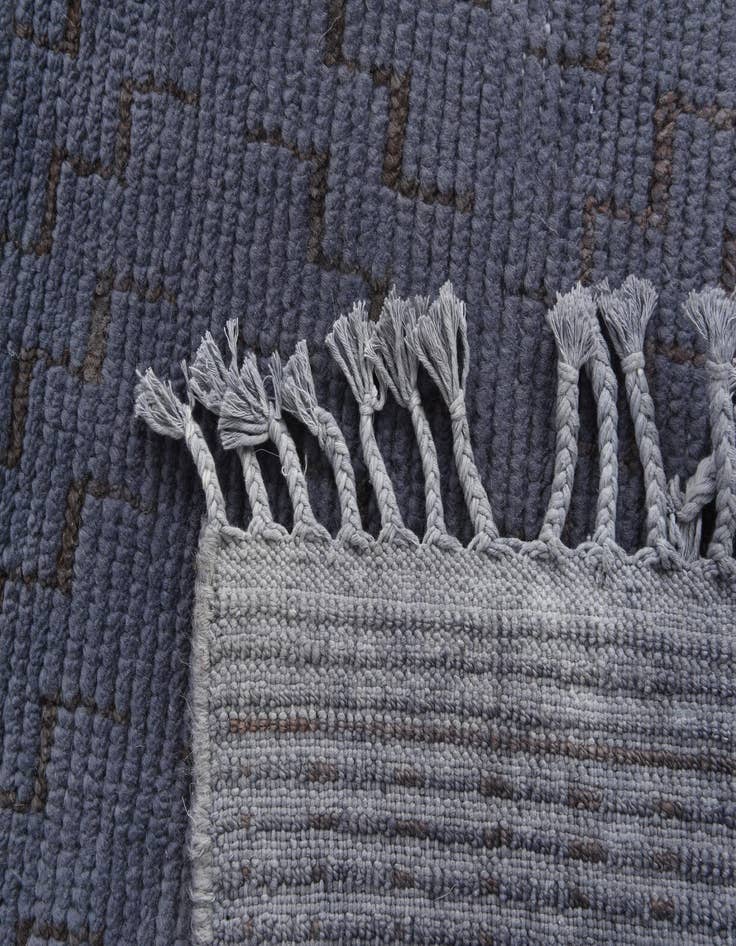 Detail image of  5' 5 x 7' 9  Hand Knotted Moroccan Wool Rug