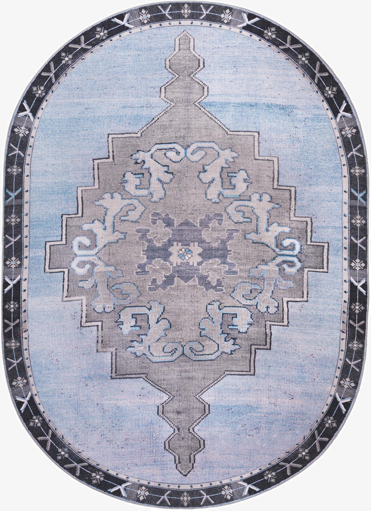  7' 6 x 10' 6 Timeless Oval Rug