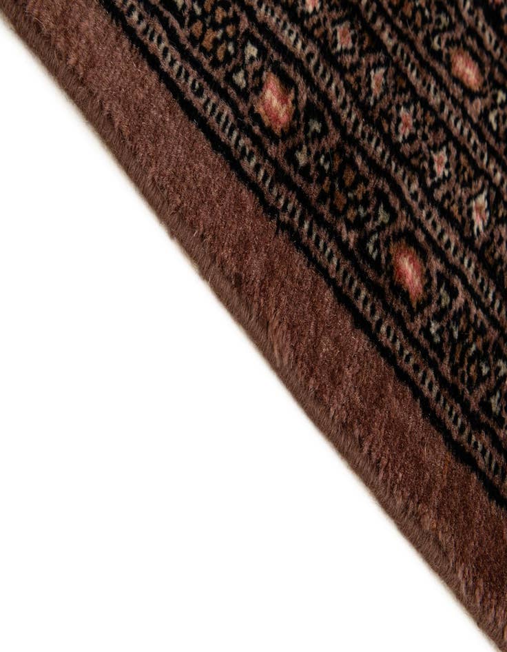 Detail image of  4' 4 x 6' 2  Hand Knotted Bokhara Wool Rug