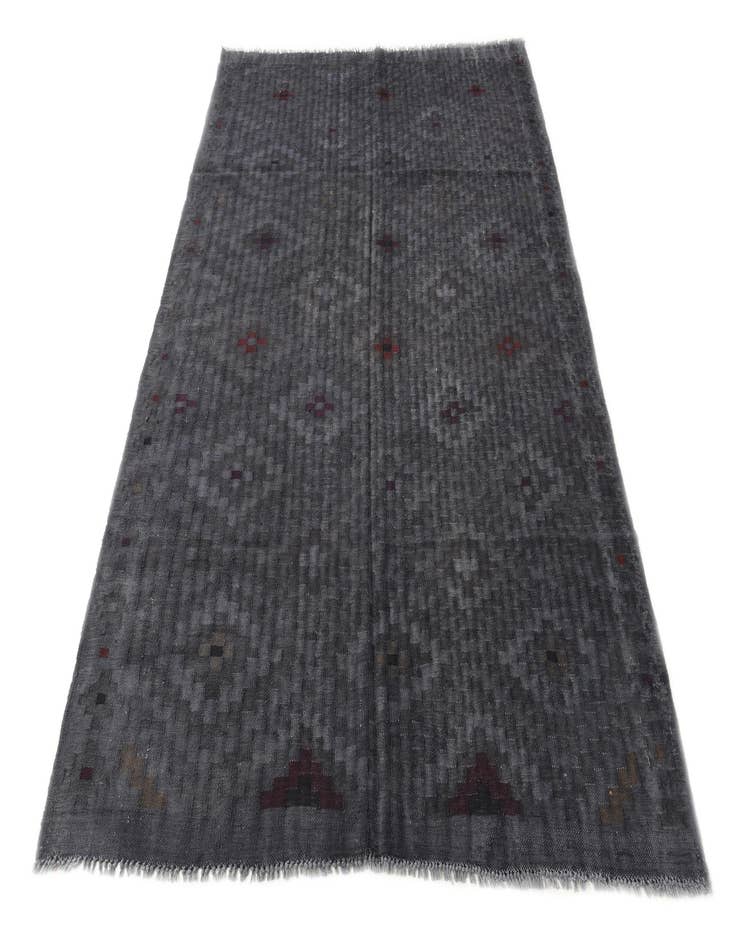 Detail image of  5' 4 x 7' 8  Hand Woven Kilim Fars Rug