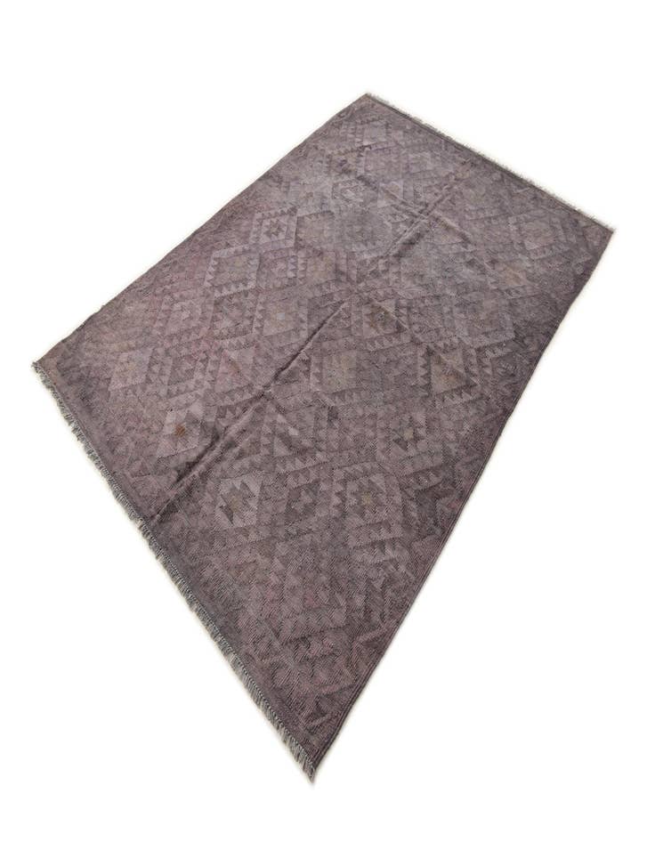 Detail image of  5' 8 x 8' 6  Hand Woven Kilim Fars Wool Rug