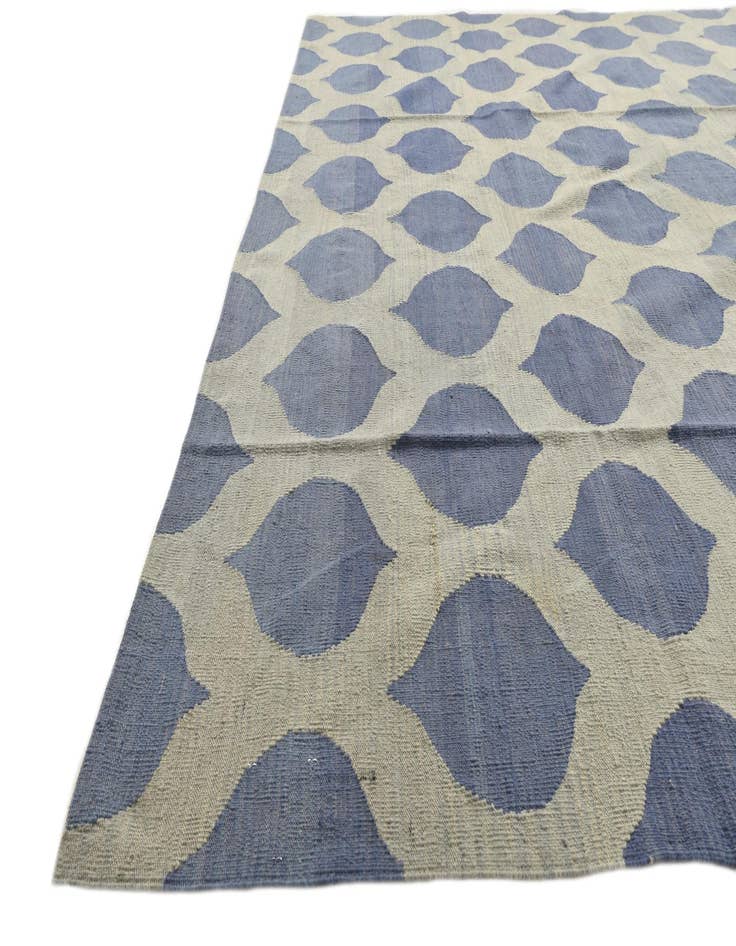 Detail image of  8' 3 x 10'  Hand Woven Kilim Modern Wool Rug