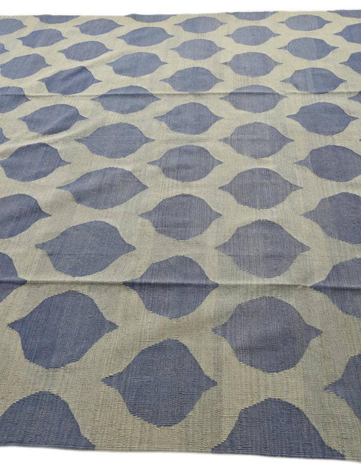 Detail image of  8' 3 x 10'  Hand Woven Kilim Modern Wool Rug