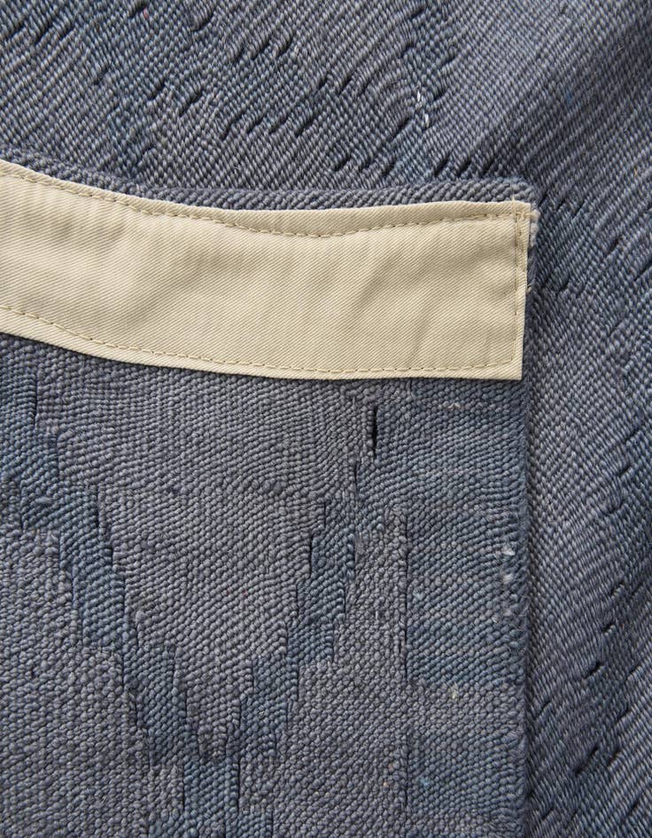 Detail image of  6' 9 x 9' 7  Hand Woven Kilim Modern Wool Rug