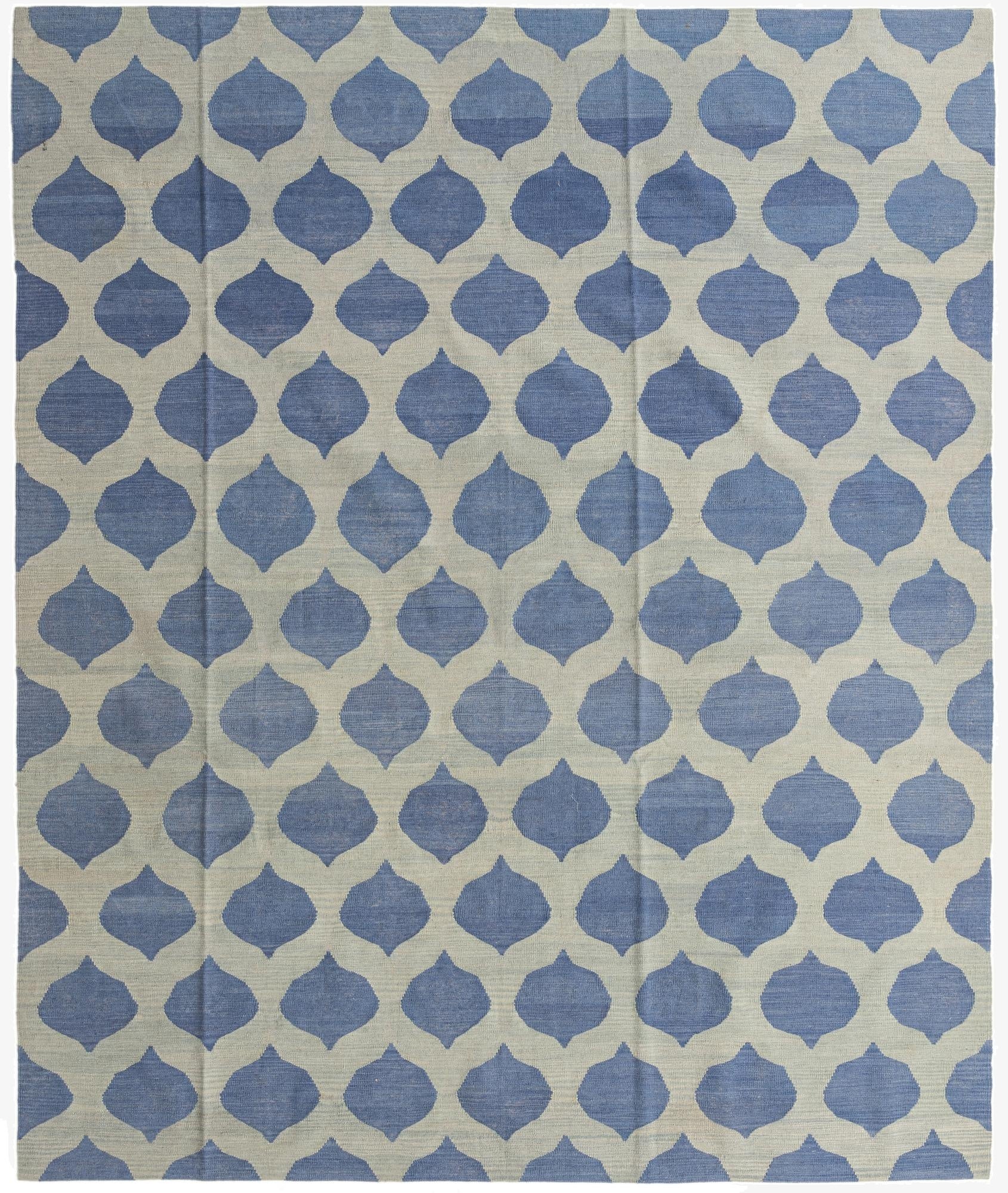  8' 3 x 10'  Hand Woven Kilim Modern Wool Rug