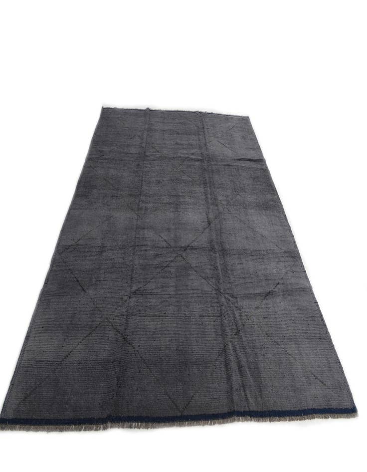 Detail image of  8' 3 x 10' 5  Hand Knotted Moroccan Wool Rug