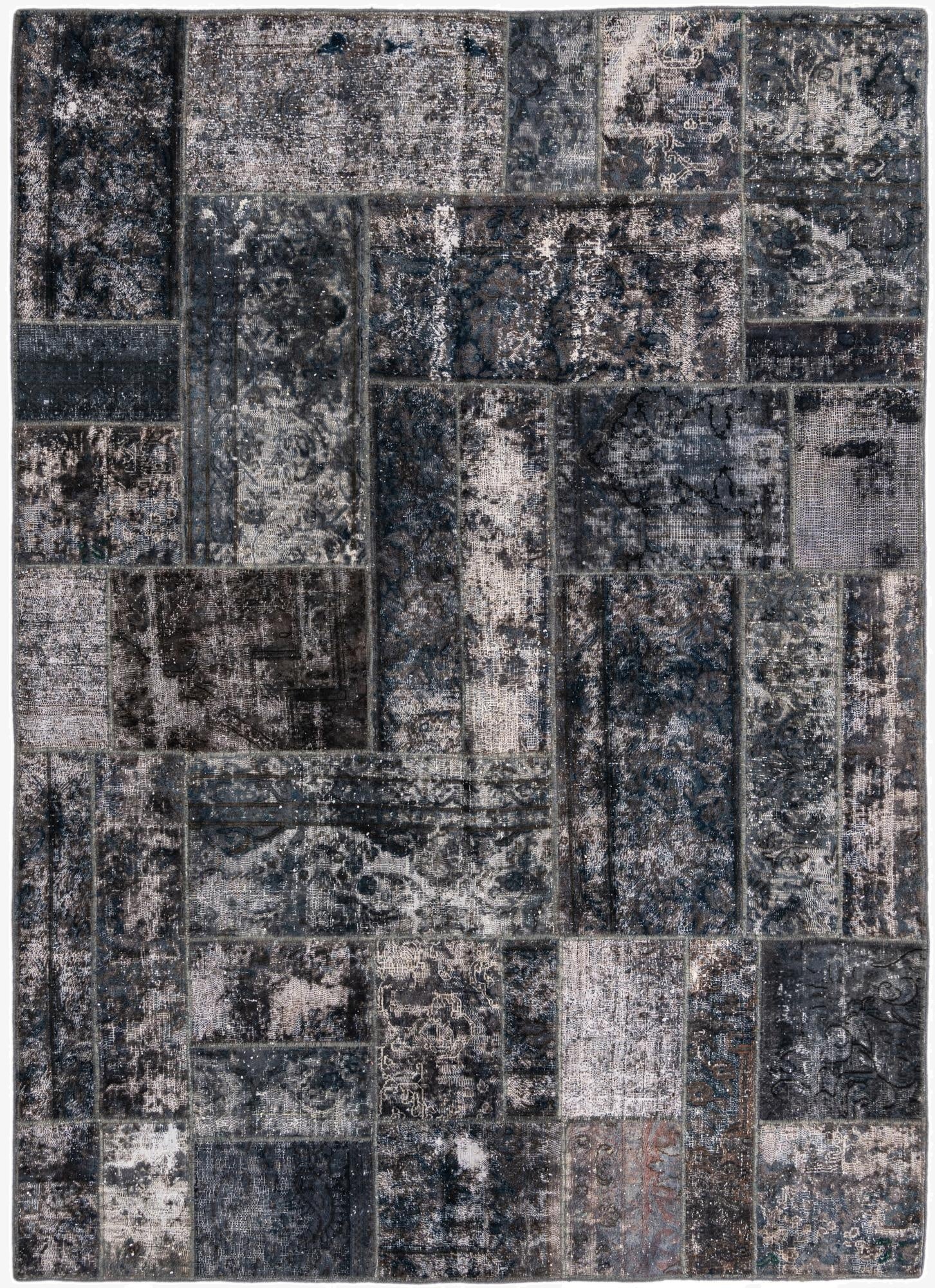  5' 8 x 8'  Hand Knotted Ultra Vintage Persian Wool Rug