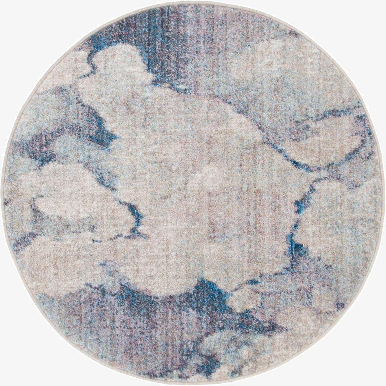  3' 3 x 3' 3 Andromeda Round Rug