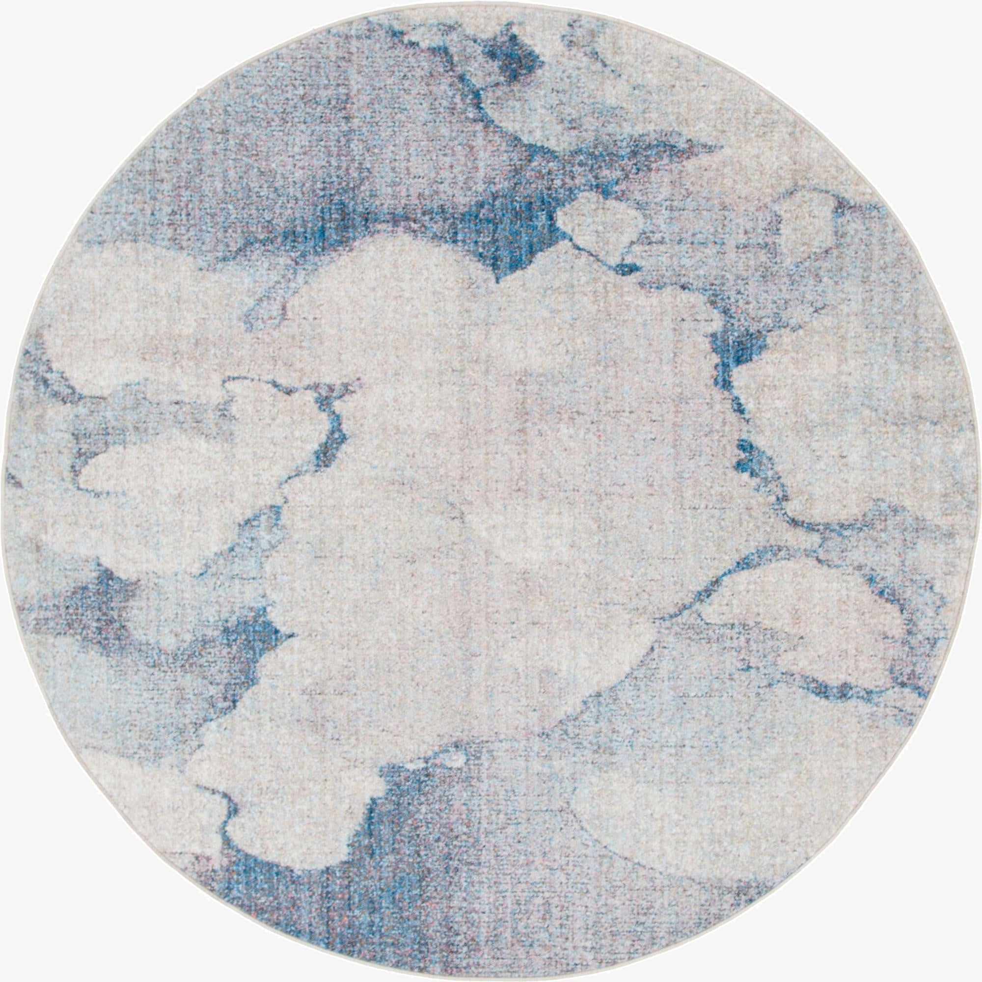  6' x 6' Andromeda Round Rug