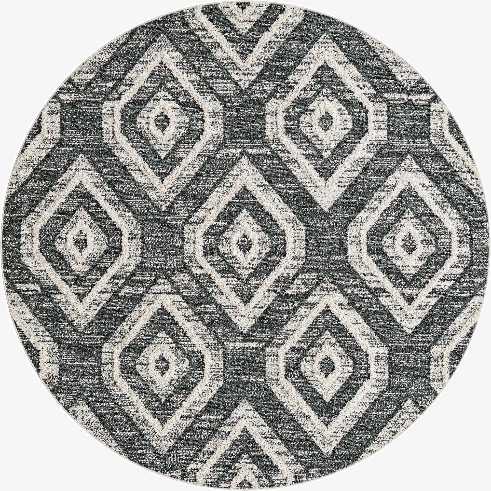  7' x 7' Cherokee Round Rug