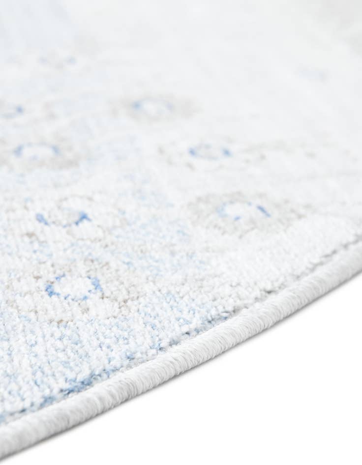 Detail image of  5' 3 x 5' 3 Gabbeh Round Rug