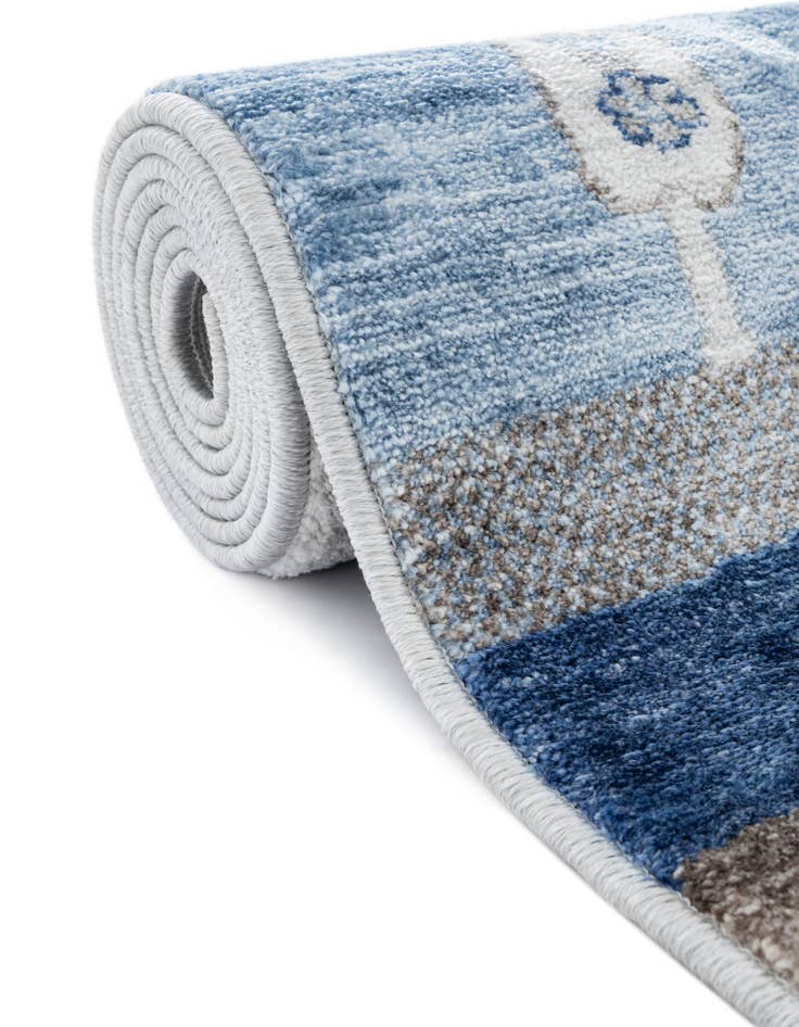 Detail image of  5' 3 x 5' 3 Gabbeh Round Rug