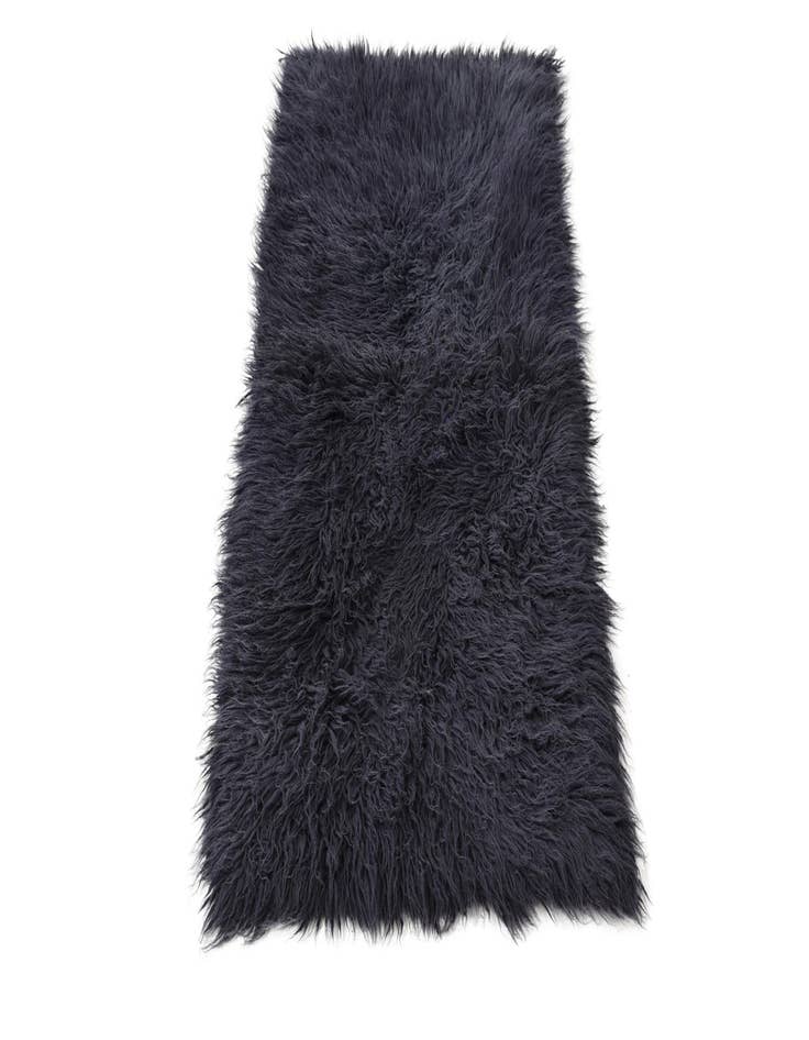 Detail image of  2' 1 x 4' 6  Hand Knotted Moroccan Wool Runner Rug