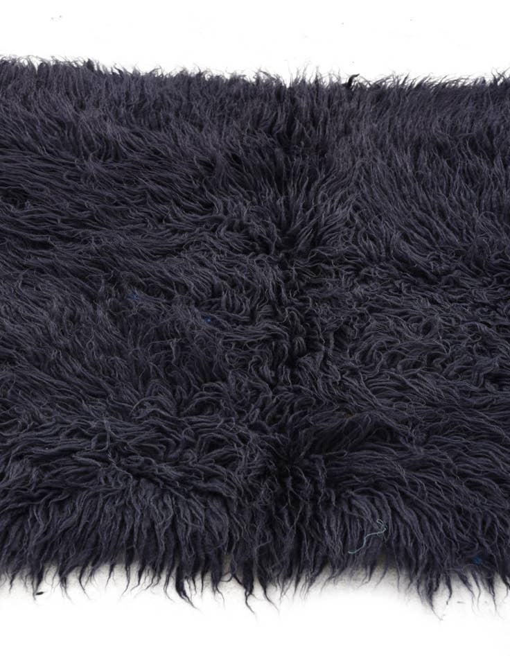 Detail image of  2' 1 x 4' 6  Hand Knotted Moroccan Wool Runner Rug