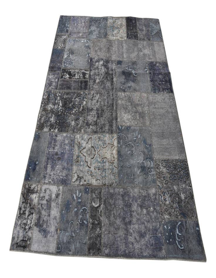 Detail image of  5' x 6' 7  Hand Knotted Ultra Vintage Persian Wool Square Rug