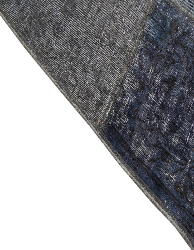 Detail image of  5' x 6' 7  Hand Knotted Ultra Vintage Persian Wool Square Rug