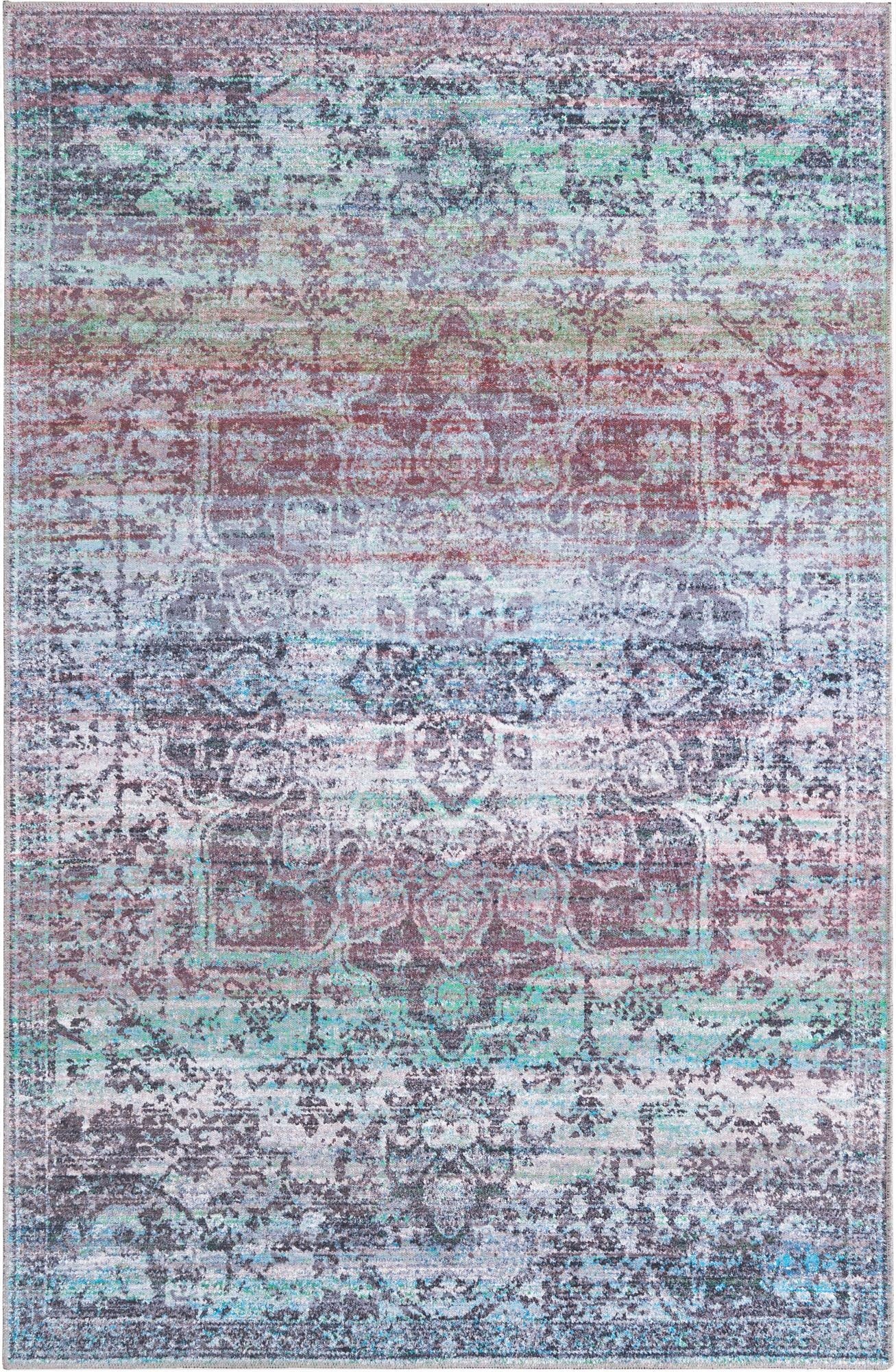  5' 3 x 8'  Washable Francesca Rug