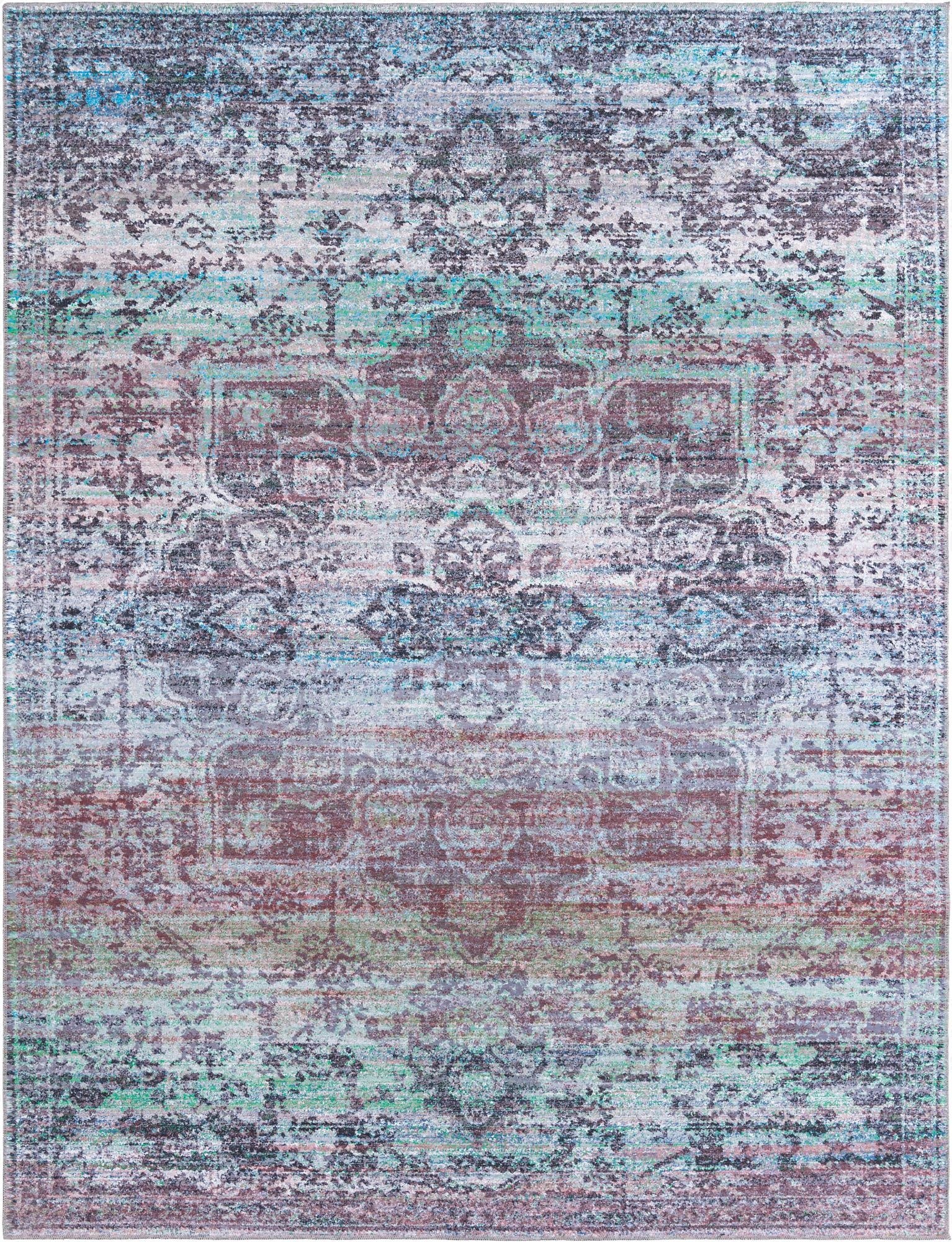  9' 2 x 12'  Washable Francesca Rug