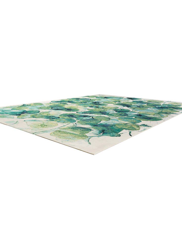 Detail image of  10' x 13'  Washable Botanical Indoor / Outdoor Rug
