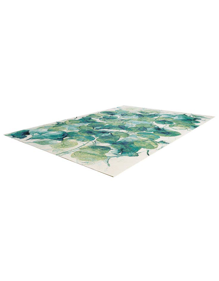 Detail image of  7' 10 x 11'  Washable Botanical Indoor / Outdoor Rug