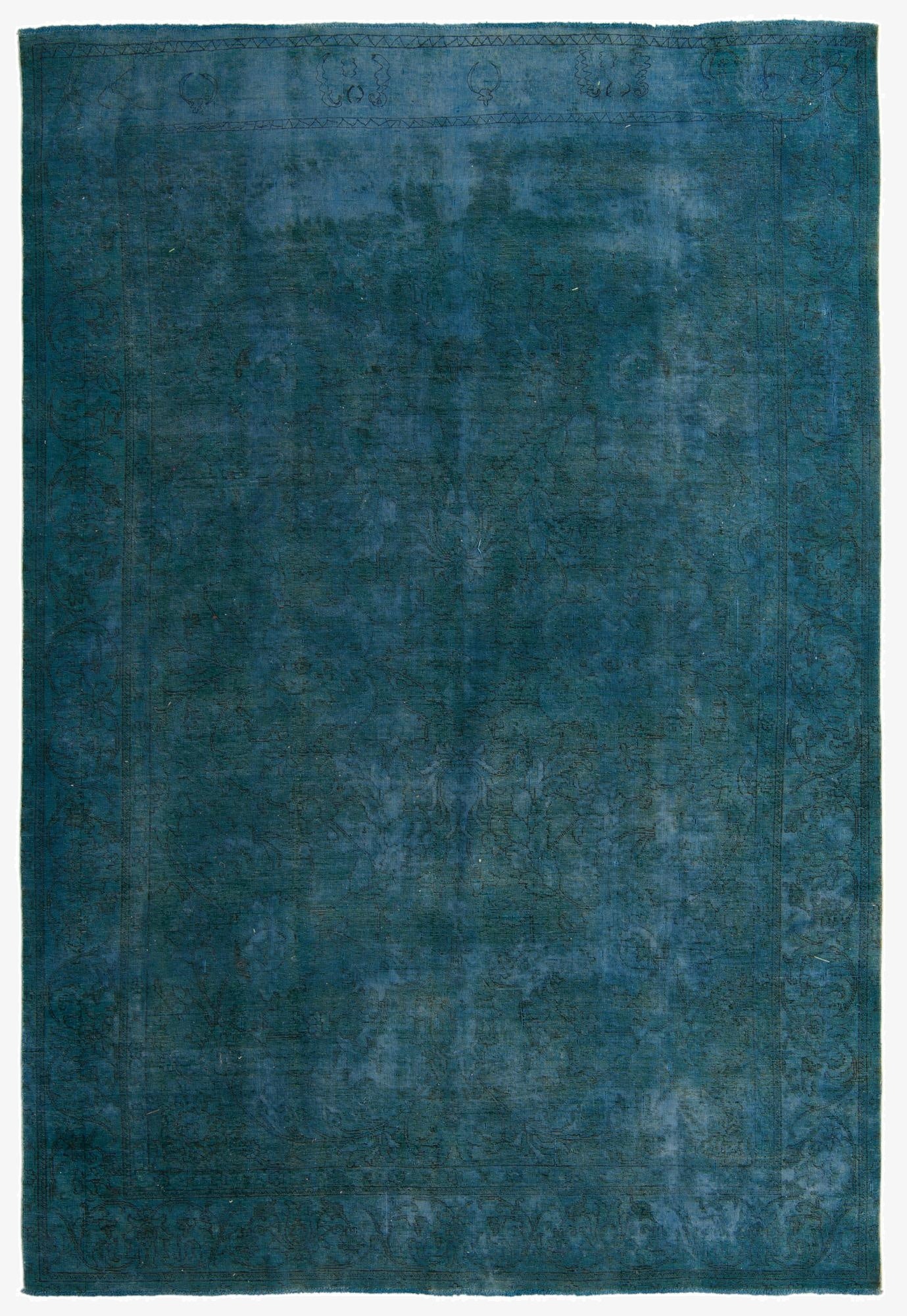  7' 8 x 10' 11  Hand Knotted Ultra Vintage Persian Wool Rug