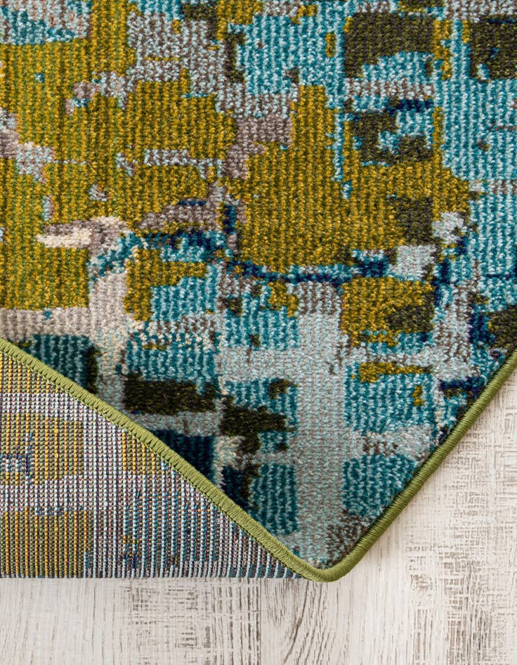 Detail image of  6' x 6'  Washable Theia Round Rug