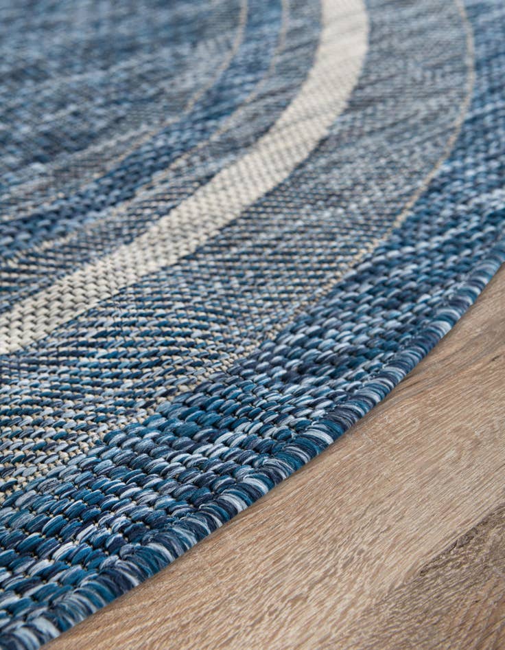 Detail image of  2' 7 x 4'  Washable Border Indoor / Outdoor Hearth Rug