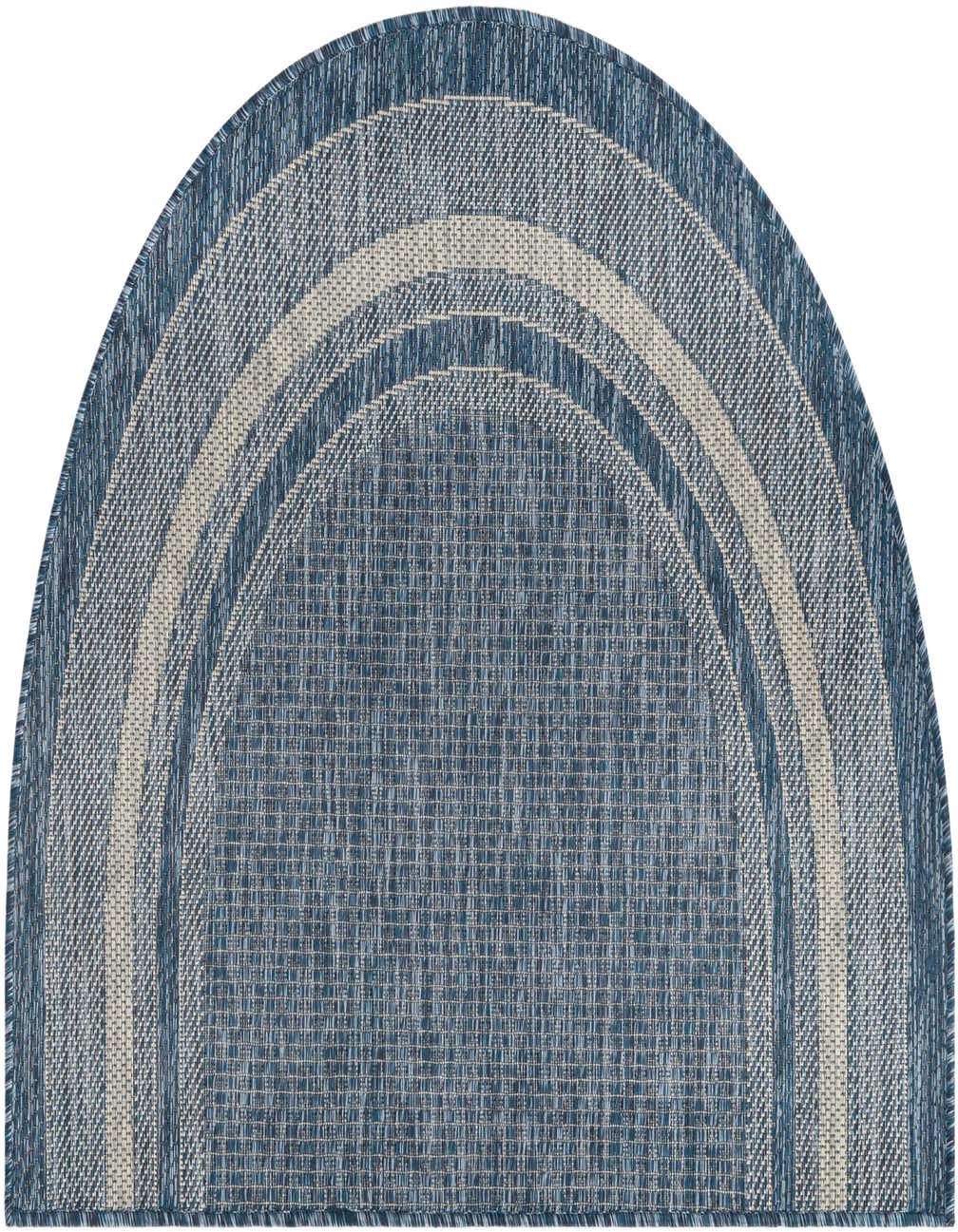 Primary image  2' 7 x 4'  Washable Border Indoor / Outdoor Hearth Rug