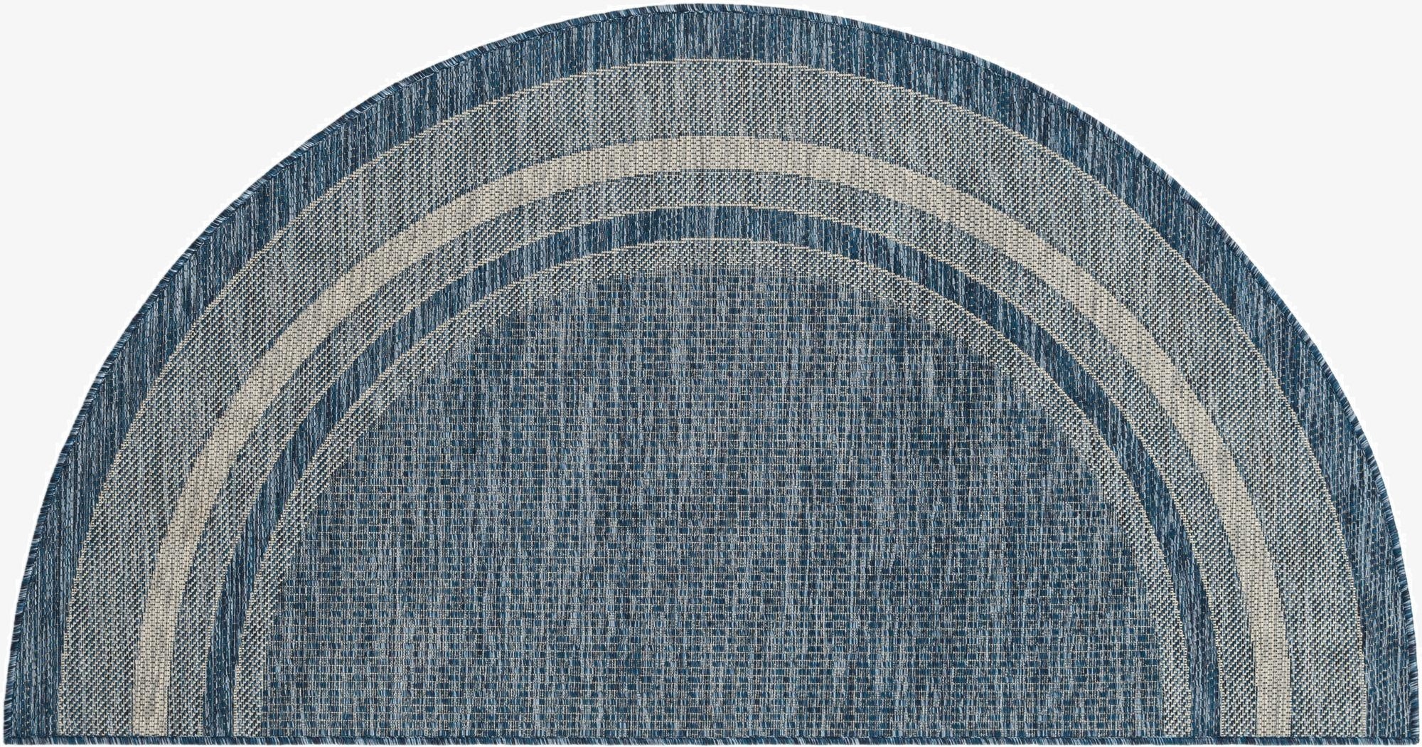  3' x 6'  Washable Border Indoor / Outdoor Hearth Rug