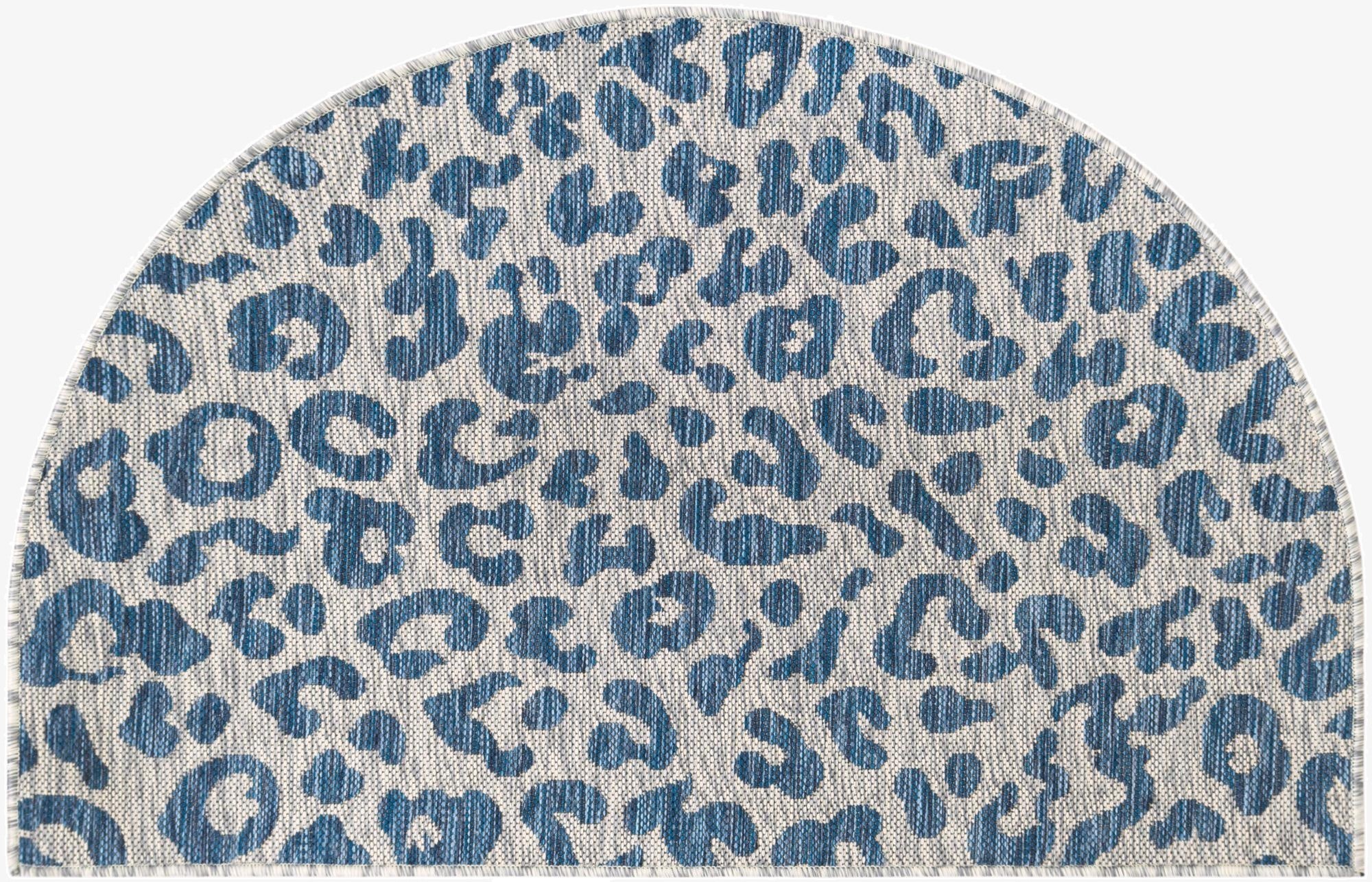  2' 7 x 4'  Washable Safari Indoor / Outdoor Hearth Rug