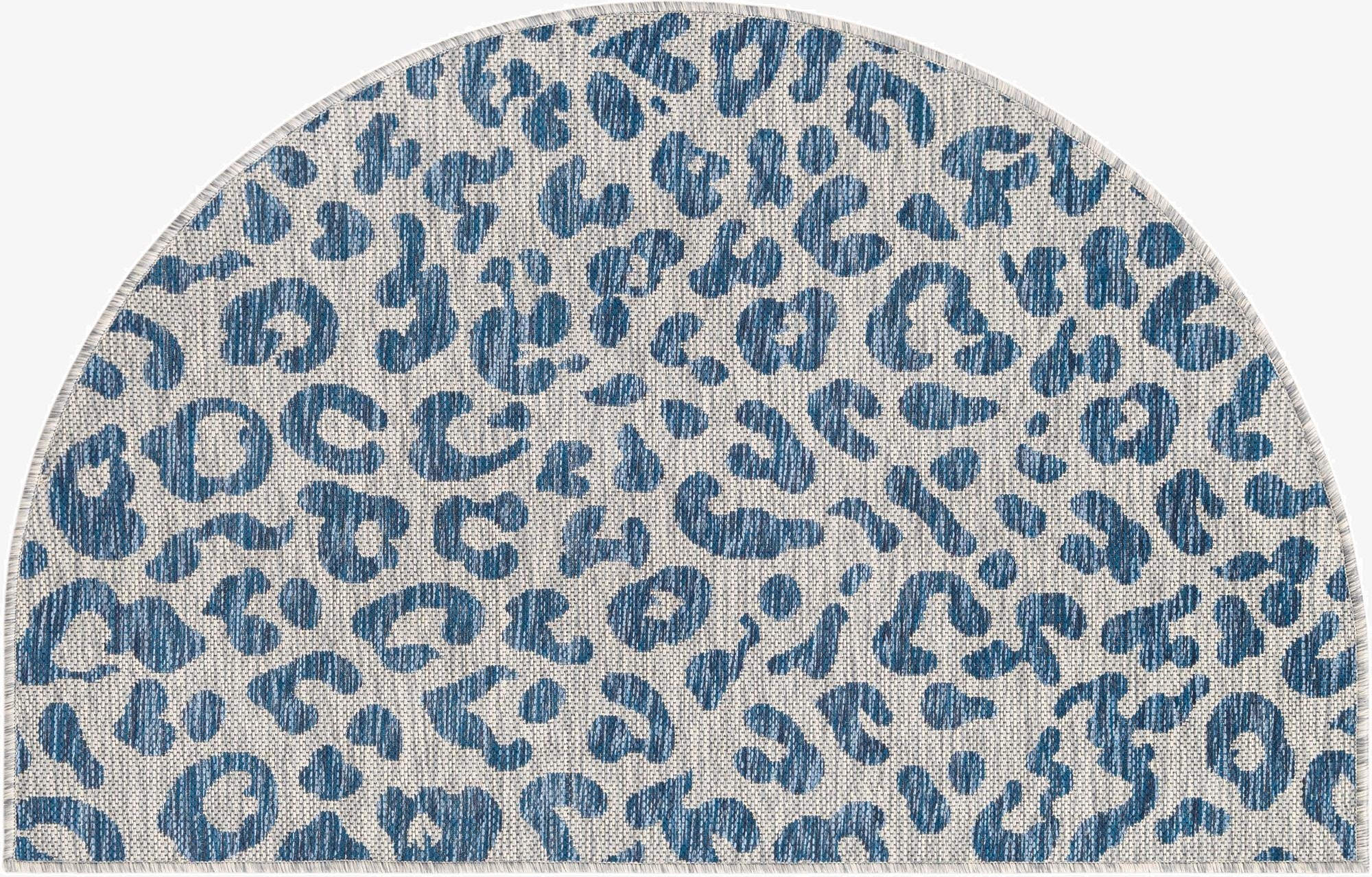  3' x 6'  Washable Safari Indoor / Outdoor Hearth Rug