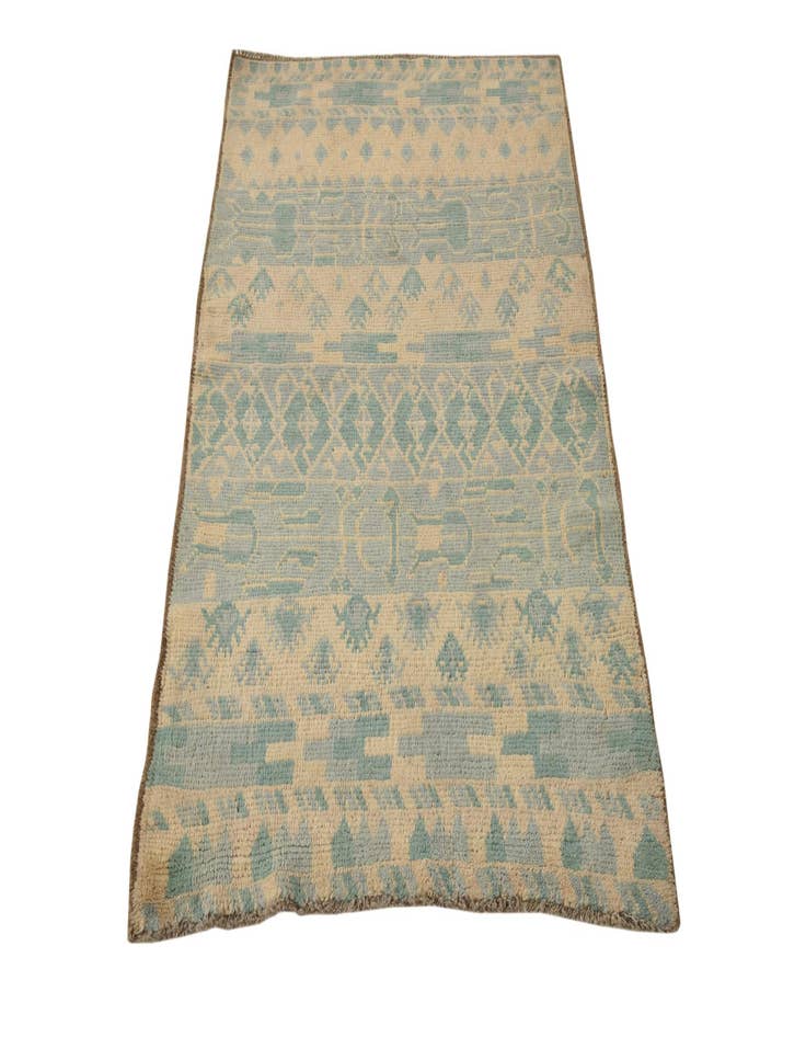 Detail image of  3' x 4' 10  Hand Knotted Balouch Wool Rug