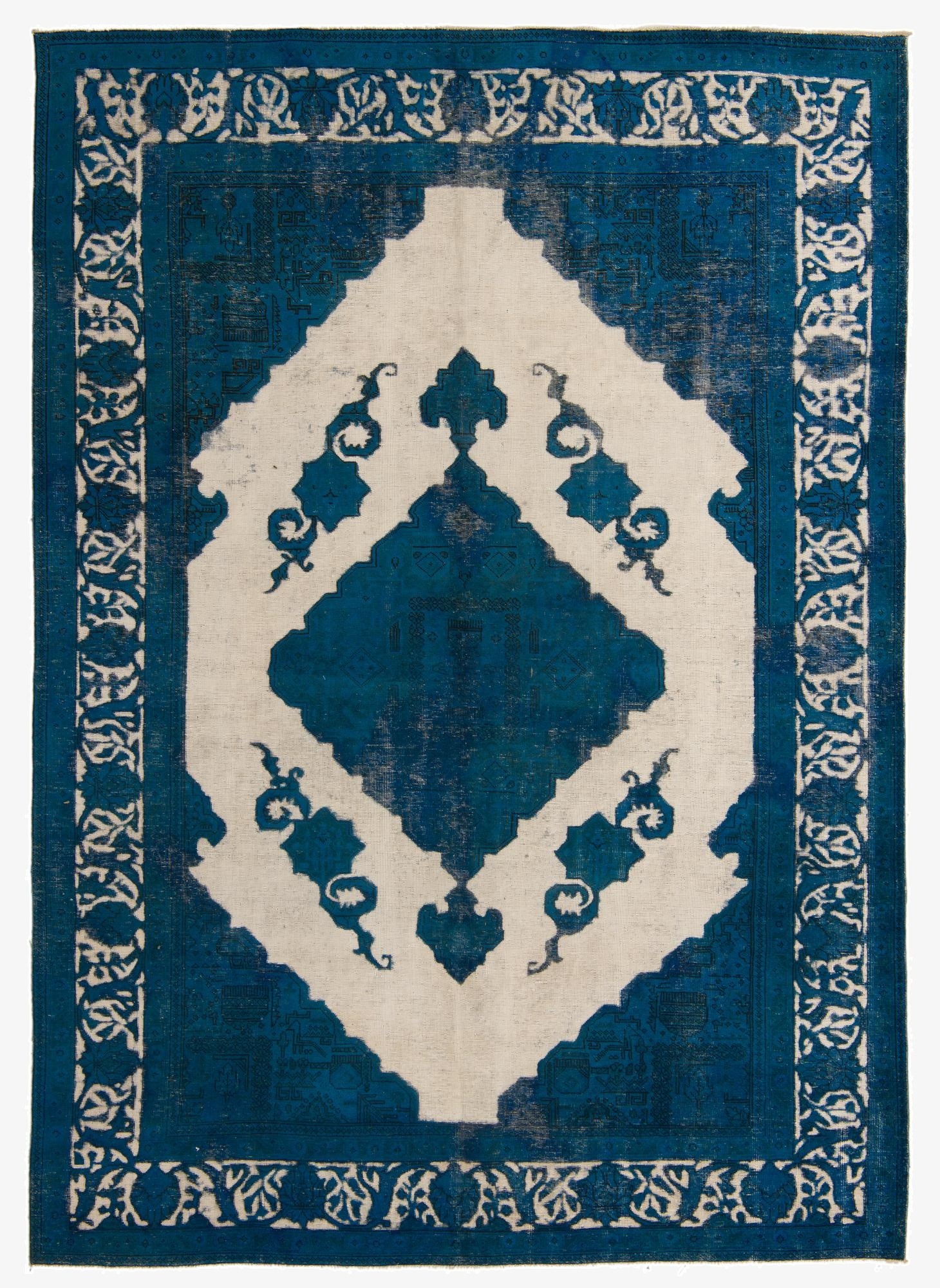  8' x 11' 2  Hand Knotted Ultra Vintage Persian Wool Rug