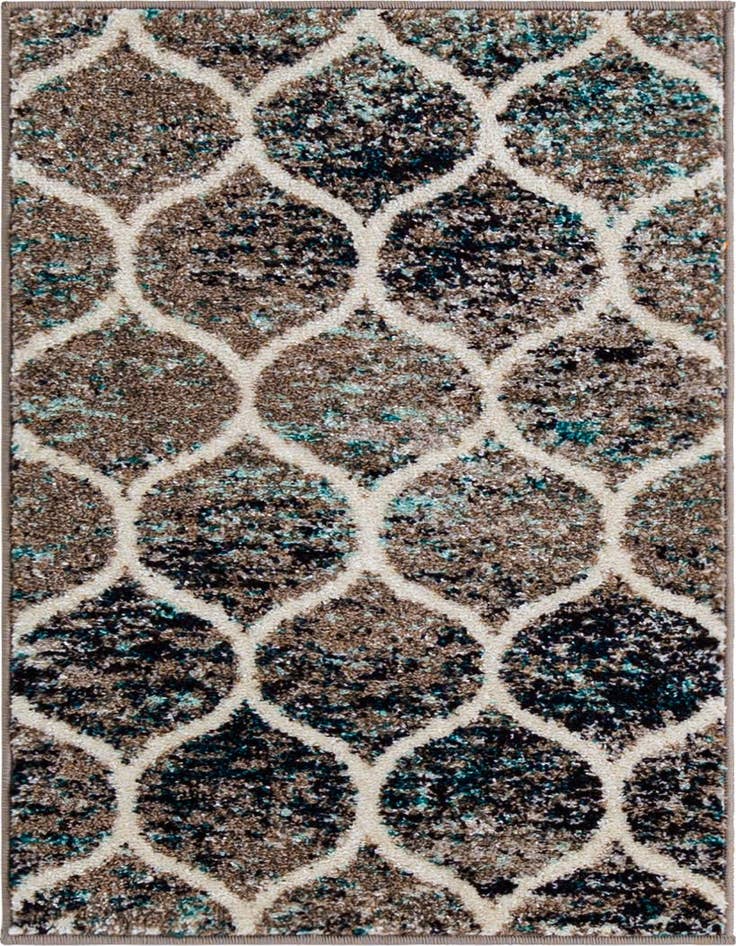 Detail image of  2' x 3' Lattice Frieze Rug