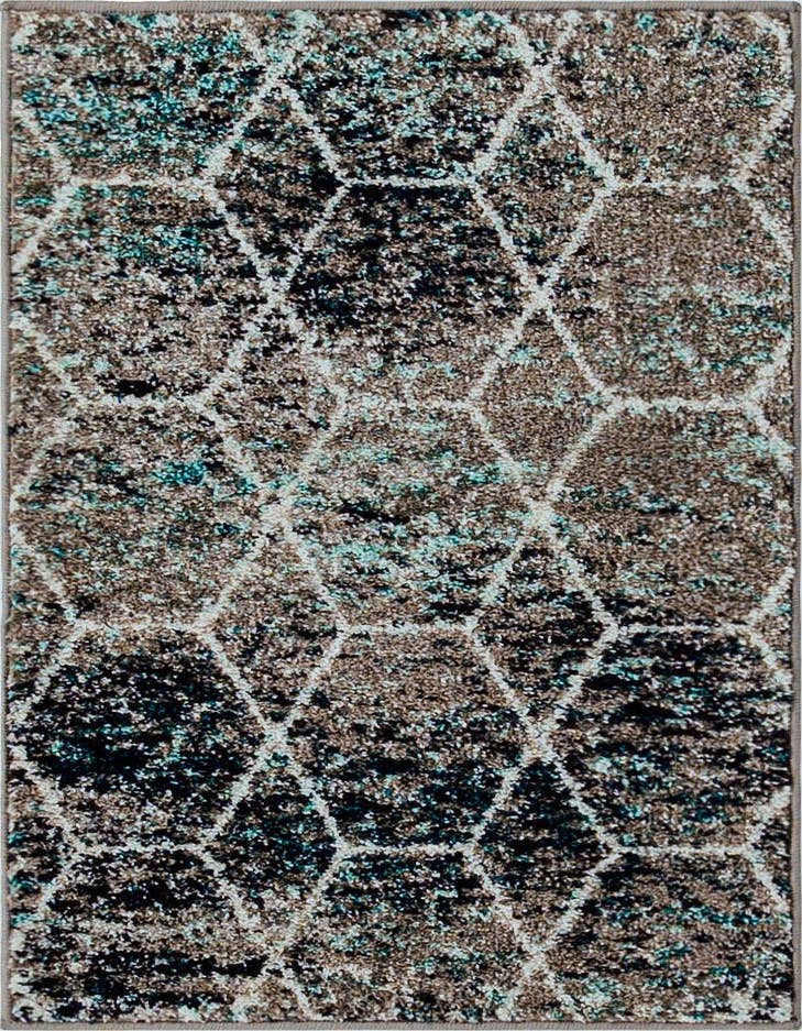 Detail image of  2' x 3' Lattice Frieze Rug