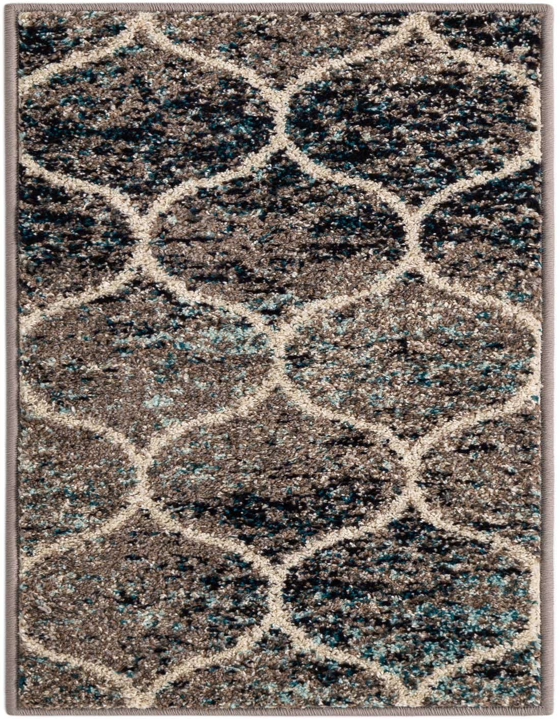 Primary image  1' 5 x 2' 8 Lattice Frieze Rug