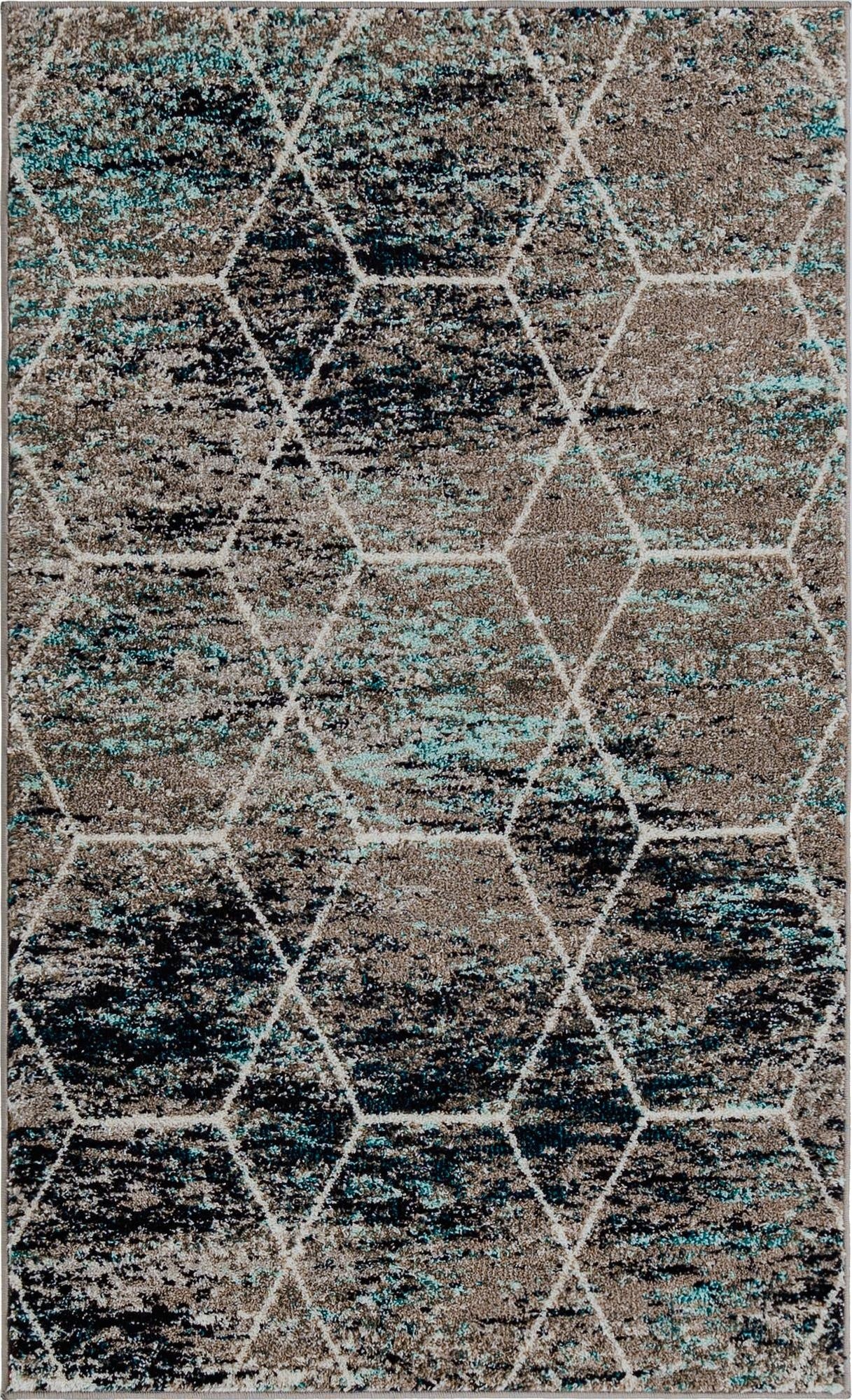  3' x 5' 3 Lattice Frieze Rug