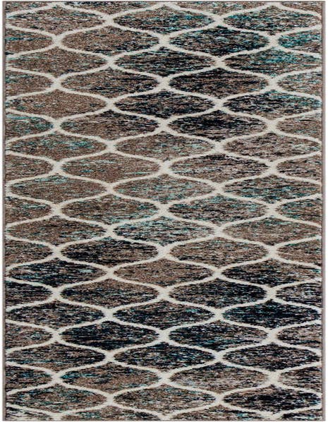 Detail image of  2' x 8' 8 Lattice Frieze Runner Rug