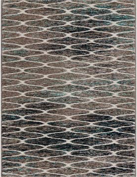 Detail image of  2' 7 x 12' Lattice Frieze Runner Rug