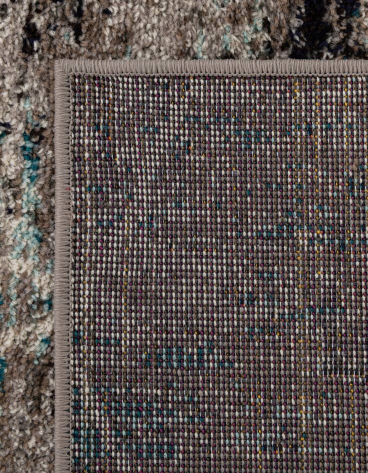 Detail image of  3' x 3' Lattice Frieze Square Rug