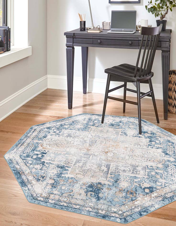 Detail image of 7' 10 x 7' 10 Highbury Octagon Rug