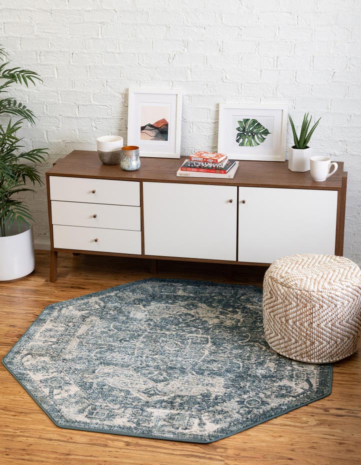  5' x 5' Isabella Octagon Rug