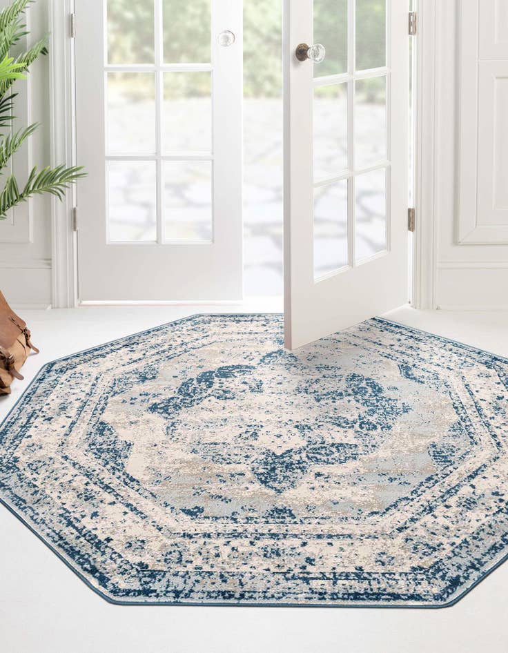 Detail image of  4' x 4' Monte Carlo Octagon Rug