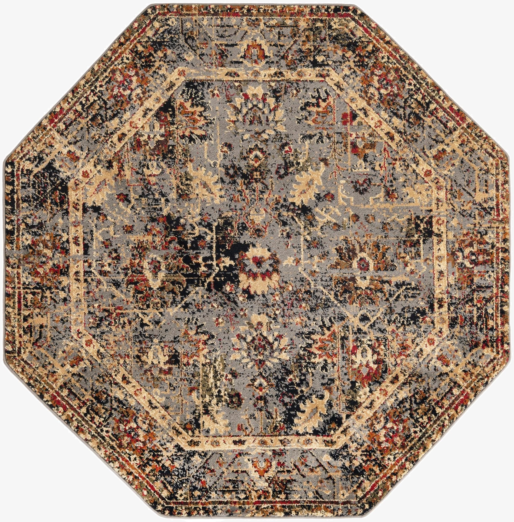  5' 3 x 5' 3 Saturn Octagon Rug