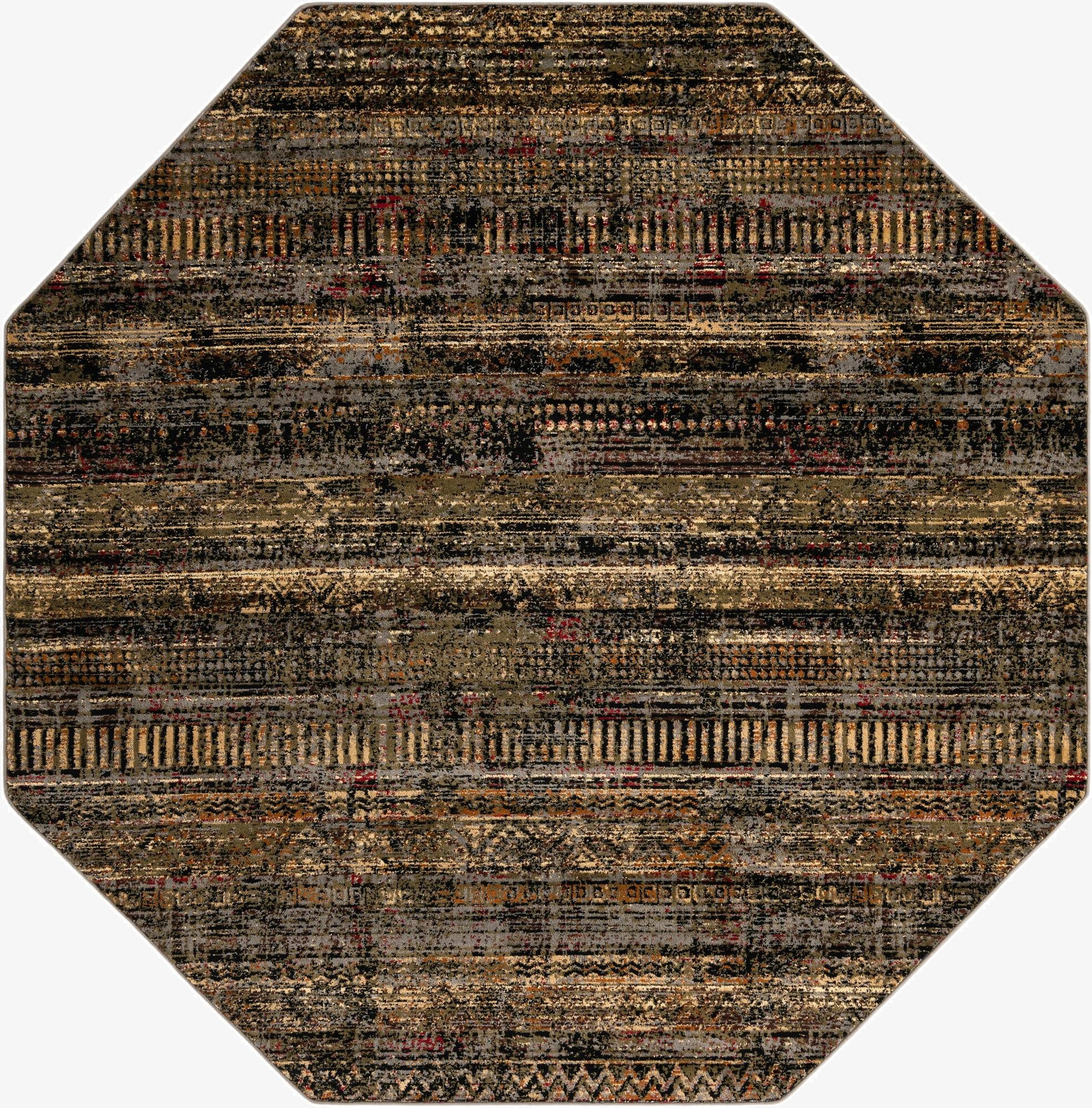  7' 10 x 7' 10 Saturn Octagon Rug